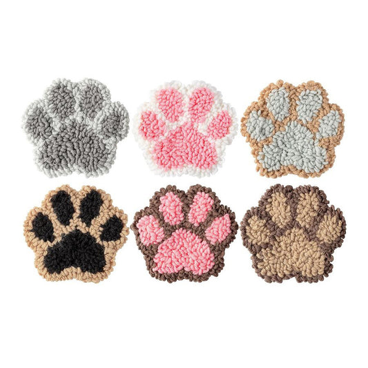 Paw Hug Coasters-Punch Needle Coaster