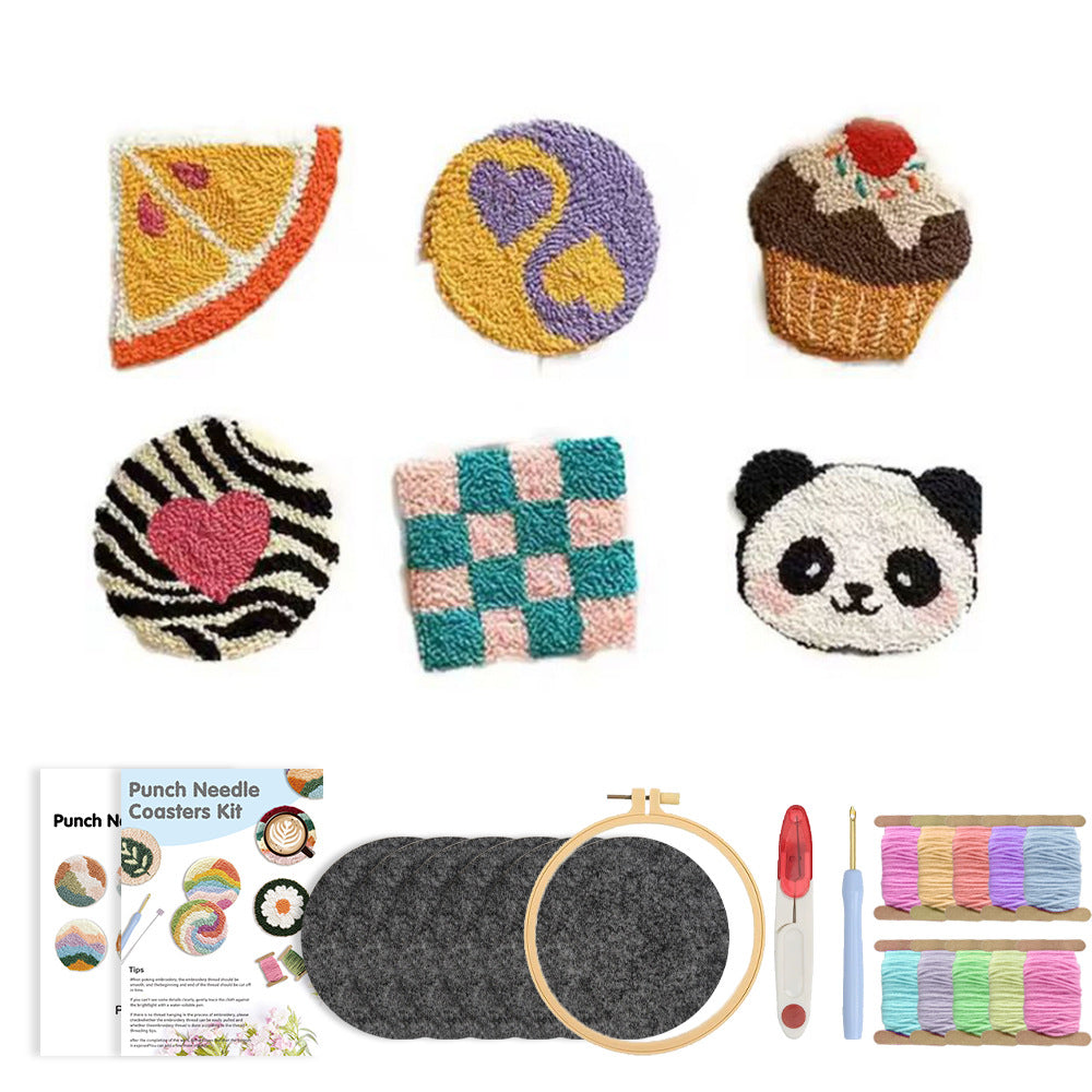 Pop Mix Icons-Punch Needle Coaster