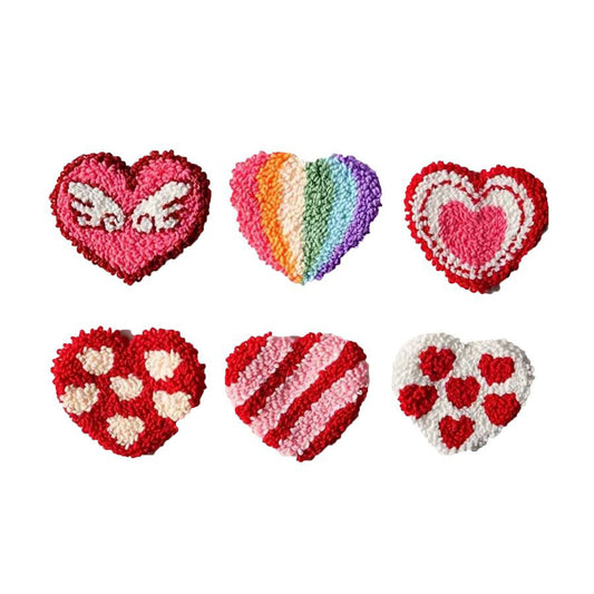 Heart Stories-Punch Needle Coaster