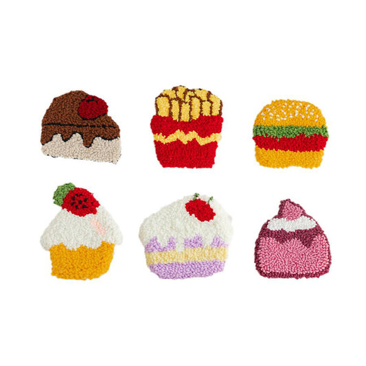 Sweet Bites-Punch Needle Coaster